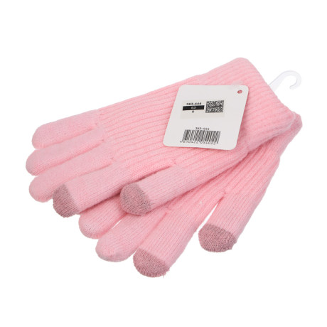 GALANTE Перчатки подростковые контактные с начесом, р.16, 100% полиэстер, цвета в ас-те, ОЗ25-28