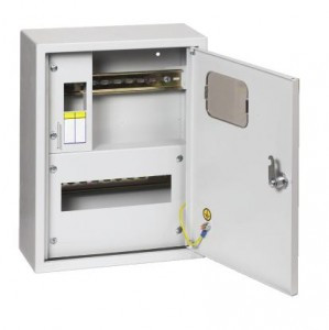 EKF щит учетно-распред. метал. навес ЩУРН 3/12э сч.на din-рейку окно IP31 (500х300х120)  mb23-3/12e