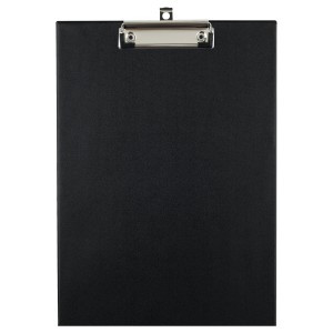 Планшет с зажимом OfficeSpace А4, ПВХ, черный Арт.349960