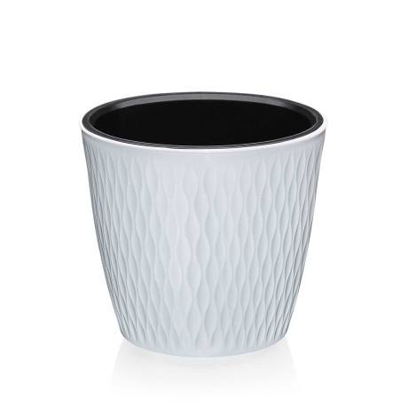 Кашпо Керама 2,3л белый Эльфпласт 495 х36