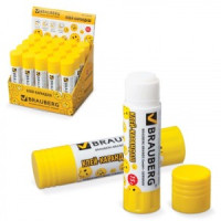 Клей-карандаш BRAUBERG 15 г, Смайлики, 224338