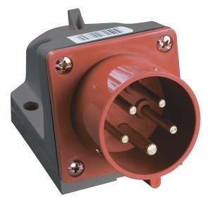 IEK вилка силовая CEE 515 стационарная 3Р+РЕ+N 16А 380В IP44 PSR52-016-5