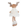 СНОУ БУМ Фигура декоративная "Олененок" 21+20 см, полиэстер