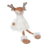 СНОУ БУМ Фигура декоративная "Олененок" 21+20 см, полиэстер