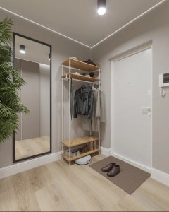 Стеллаж- Прихожая 34 "НеШкаф" Д82,5*Ш36,5*В206,5см белый ПРНШ34  Б под заказ ЗМИ