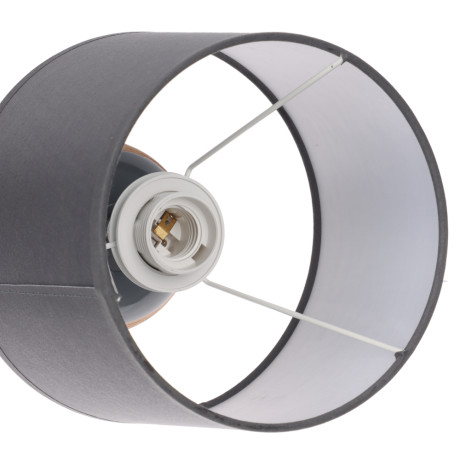 FORZA Лампа настольная, E27, 30см, 60Вт, керамика, текстиль, 3 цвета