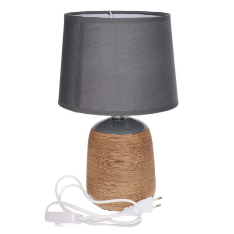 FORZA Лампа настольная, E27, 30см, 60Вт, керамика, текстиль, 3 цвета