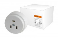 TDM Розетка штепс. (РШ) для электроплит 32А 250В 2Р+РЕ ОУ пластик, белая (6!) SQ1812-0005