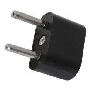 Smartbuy адаптер-переходник на евро вилку черный 10А 250В SBE-10-S07-b