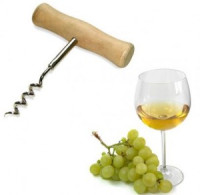 Штопор Ретро нерж.сталь, деревянная ручка (кратно 5!!!) AN57-1 Мультидом