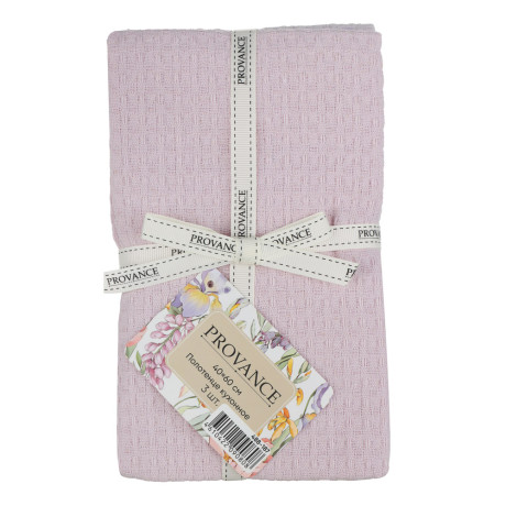 PROVANCE Ботаника Комплект вафельных полотенец 3шт, 40х60см,100% хлопок