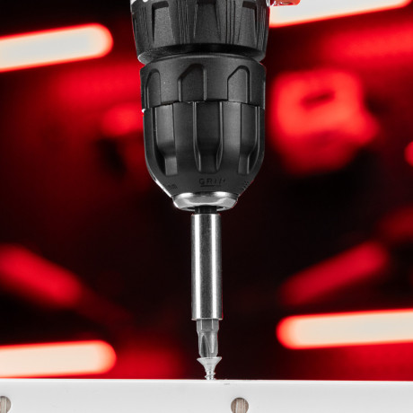 Набор бит, магнитный адаптер для бит, сталь 45Х, 7 предметов, пластиковый кейс Matrix