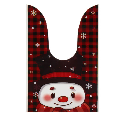 Набор подарочных мешков 20шт, 5 дизайнов, 13,5x22 см, пластик, арт.1