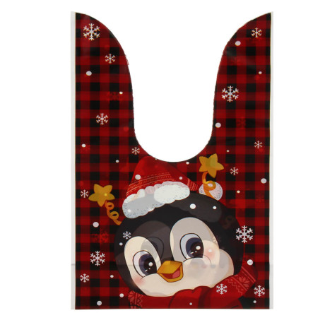 Набор подарочных мешков 20шт, 5 дизайнов, 13,5x22 см, пластик, арт.1