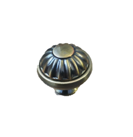 Ручка мебельная 249 пластик Ø 33мм, цвет хром