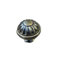 Ручка мебельная 249 пластик Ø 33мм, цвет хром