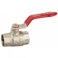 Кран ЗУБР шаровой 3/2&quot; полнопроходной &quot;мама-мама&quot;, ручка, никелированная латунь