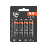 BY Батарейки AA (LR06) 4шт в блистере, щелочные 1.5V, высокой ёмкости