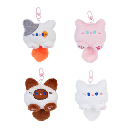 ИГРОЛЕНД Брелок-подвес мягкий "Котёна" в боксе-сюрприз, 10 см, полиэстер, металл, 10х7х7 см, микс