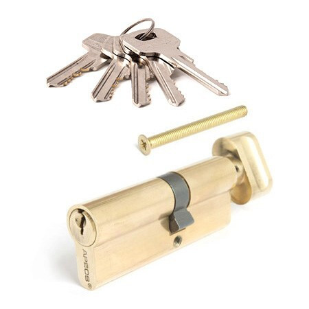 Личина Апекс 80-ZC (35+45) 80мм с вертушкой (латунь)  \10