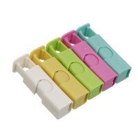 Набор зажимов для пакетов тм VETTA, пластик, 6х1,8 см, 5шт