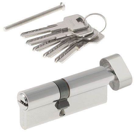 Личина Avers GM-80(35/45C)-C-CR (хром) перфоключ с Вертушкой (латунь)  \10 (100)