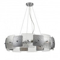 LUMION 6588/8 MODERNI LN25 хром/тонированное стекло, мет./стекло Люстра E14 8x40W 220V LIBERTI