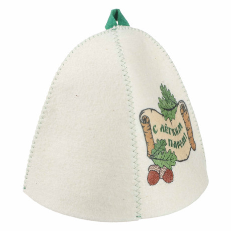 Шапка банная с принтом Амонд в асс., войлок