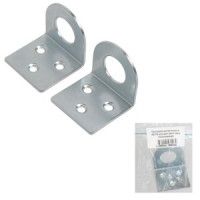 Проушина д/нав.замков 40х75 угловая цинк пара Инд.упаковка+ШК (цена за 2шт) (100) Кунгур