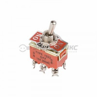 Rexant тумблер 250V 15А (6c) ON-OFF-ON двухполюсный (KN-203) (10!),36-4132 (в уп. 10 шт.)