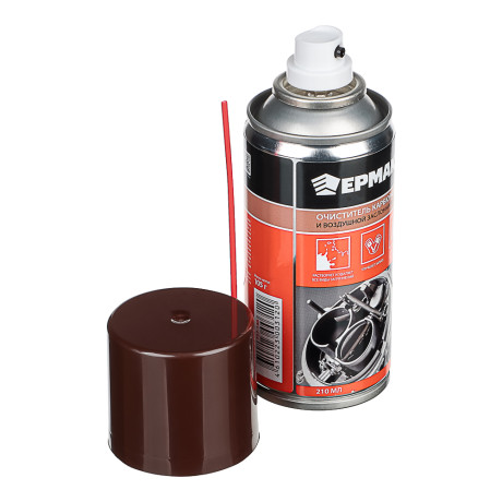 ЕРМАК / NG Очиститель карбюратора и воздушной заслонки инжектора (аэрозоль) 210 мл