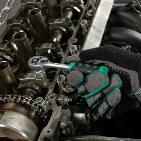 Набор инструментов, 1/4", CrV, пластиковый кейс 29 предметов Stels