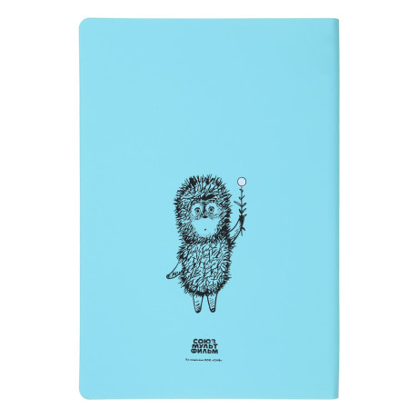 Ежик в Тумане Бизнес - блокнот А5, 192стр., гибкая обл., иск.кожа с печатью, цв.срез, закл., 2 диз.