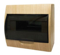 EKF PROxima бокс (корпус) пластик ЩРН-П-12 модулей навесной СОСНА (светлое дерево) IP41