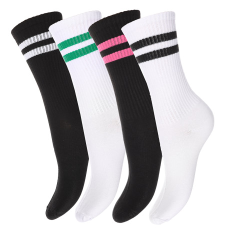 GALANTE Носки женские, р.23-25, 85% хлопок, 10% полиэстер, 5% спандекс, разноцветные, #1