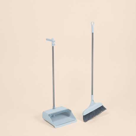 Набор для уборки с щеткой и совком тм VETTA, щетка: 101,5х31, совок: 87х28,5 см, полипропилен