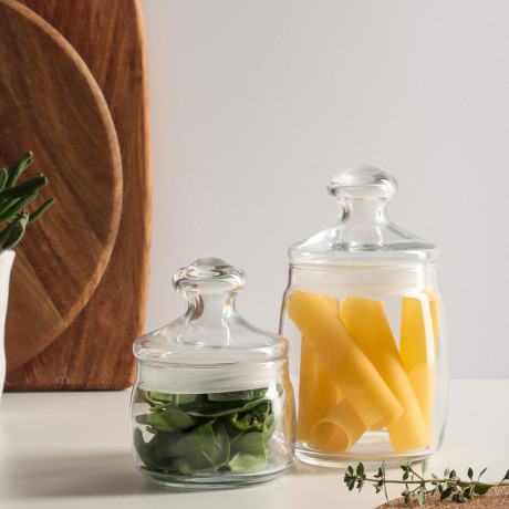 PASABAHCE Чешни Банка с крышкой 920мл, стекло, инд. упаковка, 97560B