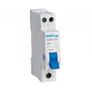 CHINT переключатель модульный NZK2-32 1P 32А 2 положения (R) 643002