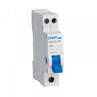 CHINT переключатель модульный NZK2-32 1P 32А 2 положения (R) 643002