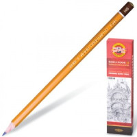 Карандаш ч/гр KOH-I-NOOR 1500, 1шт., HB, без резинки, корпус желтый, заточ. 180492