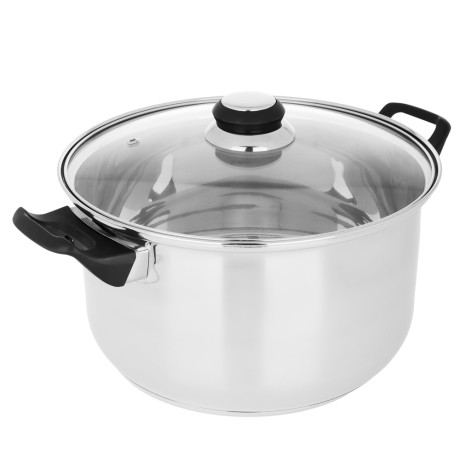 Стрейтон Кастрюля 24х13,5см, 4,9л, со стекл. крышкой