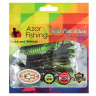 AZOR FISHING Набор силиконовых приманок "Кальмар" плавающая, съедобная, 75мм, 5шт, 5 цветов