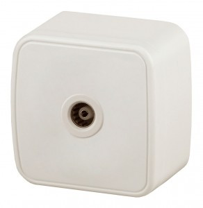 ЭРА Intro Polo роз. TV одиночная,  ОУ, сл.кость 3-301-02, 3979