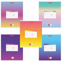 Тетрадь 24 л. BRAUBERG линия, обложка картон, &quot;ГРАДИЕНТ&quot;, 403587