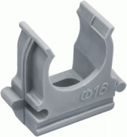 Navigator крепеж-клипса для трубы 16 мм (100шт, в уп. цена за шт.) серый NCR-T-16-B100 (100!)61228