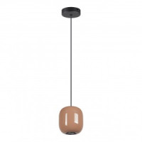 ODEON LIGHT 5053/1G PENDANT ODL24 311 чер./св.террак./мет Подвес GU10 LED 4W OVALI 82