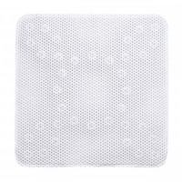 Коврик для ванной на присосках Барнео 53*53см, ПВХ, квадратный, белый 75695 Master House