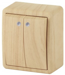 ЭРА Эксперт выкл. инд. ОУ 2 кл. 10А, сосна, 11-1205-11, Б0020668