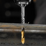 Набор сверл по металлу, 2-8мм, Р6М5-TiN, Golden Tip, 6 шт Denzel