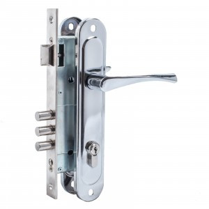 Д-град Зенит ЗВ4-85.3 хром м/о 85 мм Замок врезной с/руч10)